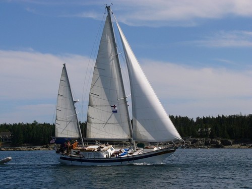 A yacht similar to the one Suzanne will be crewing, exploring the Greek Islands. © SW